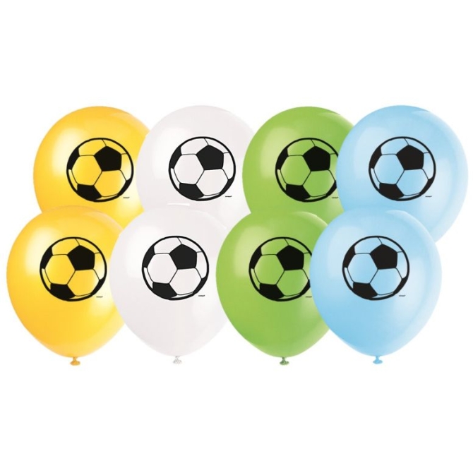 Assortiment de 8 Ballons Football 