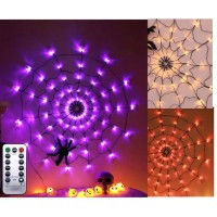 Toile LED 1m + 1 araigne 34 cm - Lumires Changeantes