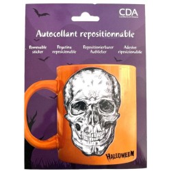 Autocollant Repositionnable Halloween. n3