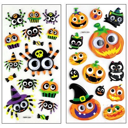 Stickers 3D  Coller Halloween 