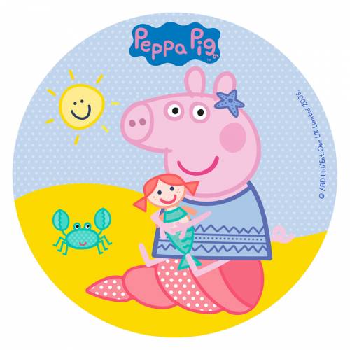 Disque Peppa Pig Azyme Sans E171 Pour L Anniversaire De Votre Enfant Annikids