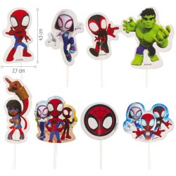 16 Cake Toppers Spidey. n1