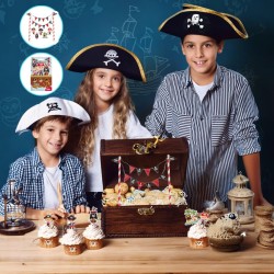 Cake Toppers en Papier - Pirate. n3