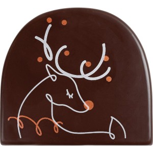 2 Embouts de Bche Renne Gamme Crayonne (8,5 cm) - Chocolat