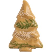 4 Sapins Nol Vgtal (4,5 cm) - Chocolat Blond