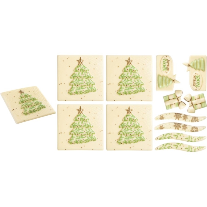 2 Kits Spcial Bches Relief Branches toiles - Chocolat Blanc 