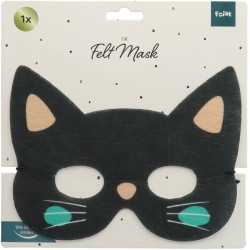 Masque Chat Noir - Feutrine. n2