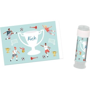 6 Stickers pour Bulles de Savon - Foot Fantastic