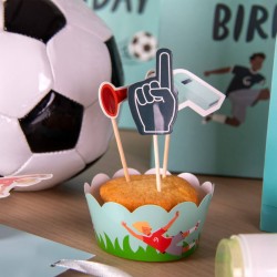 Set de 12 Dcorations Cupcakes - Foot Fantastic. n2