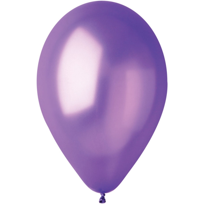 10 Ballons Violet Nacr 30cm 