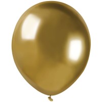 50 Ballons Shiny Or - 13 cm