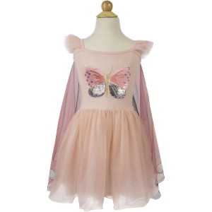 Dguisement Papillon Rose  Paillettes - Taille 3-4 ans