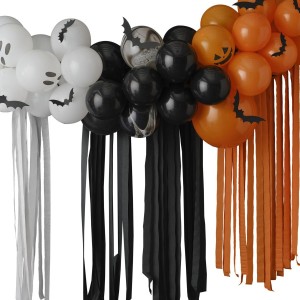 Kit Arche de 80 Ballons avec Pampas - Terracotta , Orange & Crème