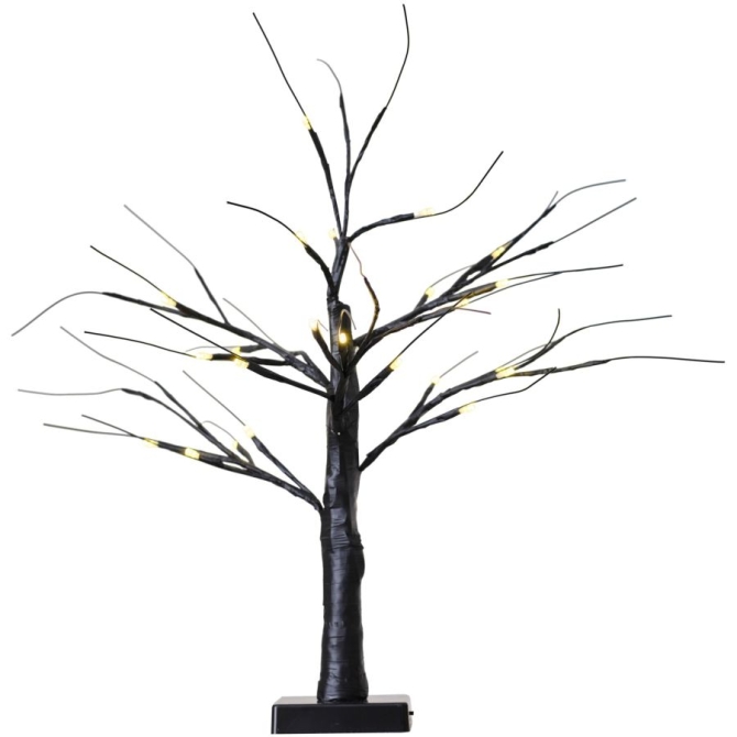 Arbre d Halloween LED - Noir 