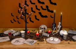 Arbre d Halloween LED - Noir. n4