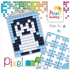 Pixel Kit Cratif Porte-cl - Pingouin. n1