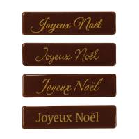 4 Plaquettes Joyeux Nol - Chocolat au Lait