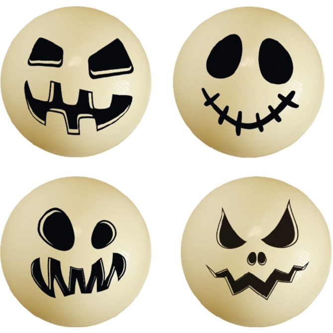 2 Sphres d Halloween 3D Creuses - Chocolat Blanc 