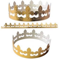 1 Couronne des Rois  16 cm - Or. n3