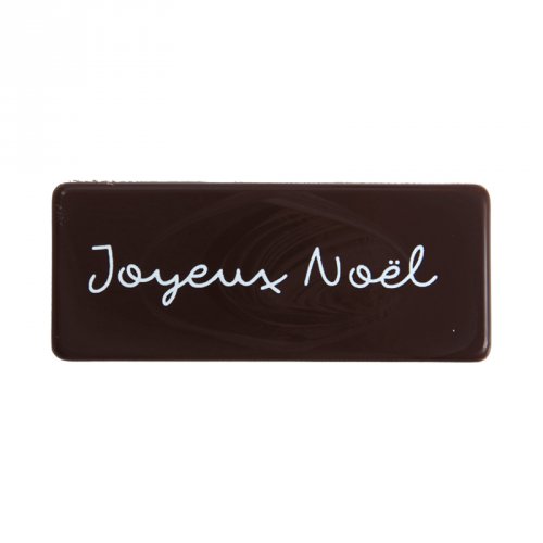 2 Plaquettes Joyeux Noel 5 5 Cm Chocolat Noir Pour L Anniversaire De Votre Enfant Annikids