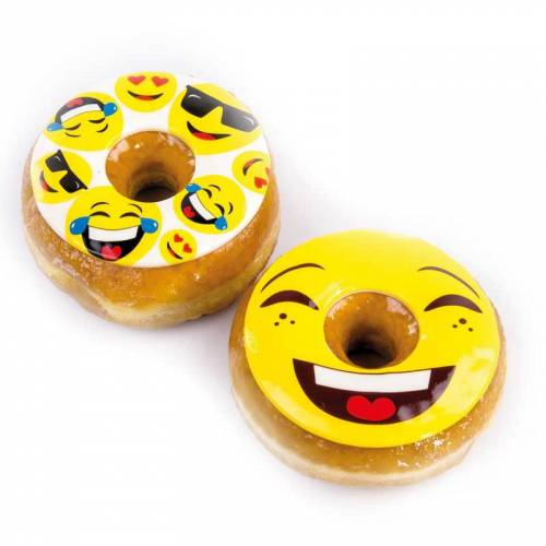 2 Donuts Topper Smiley Chocolat Blanc Pour L Anniversaire De Votre Enfant Annikids