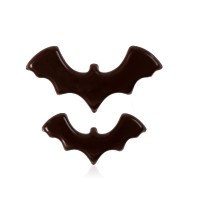 Lot de 2 Chauve-souris - Chocolat Noir