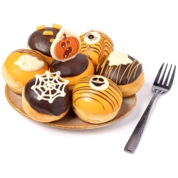 2 Pics Citrouille Halloween - Chocolat Blanc. n1