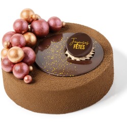 Set Joyeuses Ftes ( 10 -  3, 8 cm) - Chocolat Noir. n1