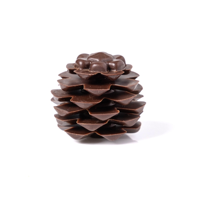 1 Pomme de Pin (2, 8 cm) - Chocolat Noir 