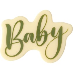 2 Plaquettes Baby 6, 9 cm - Chocolat Blanc. n1