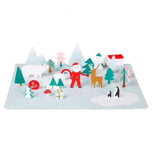 Carte Calendrier De L Avent Pop Up 27 Cm Papier Noel Annikids