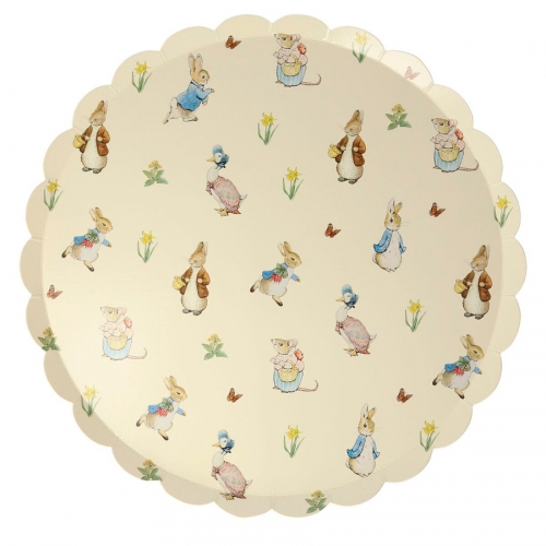 12 Assiettes Pierre Lapin Paques Annikids