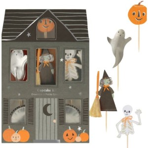 Kit 24 Caissettes et Dco Cupcakes Halloween