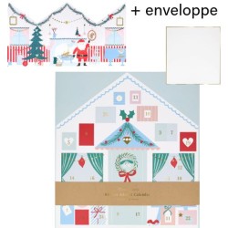 Calendrier de l Avent Chalet du Pre Nol - Avec Stickers. n7