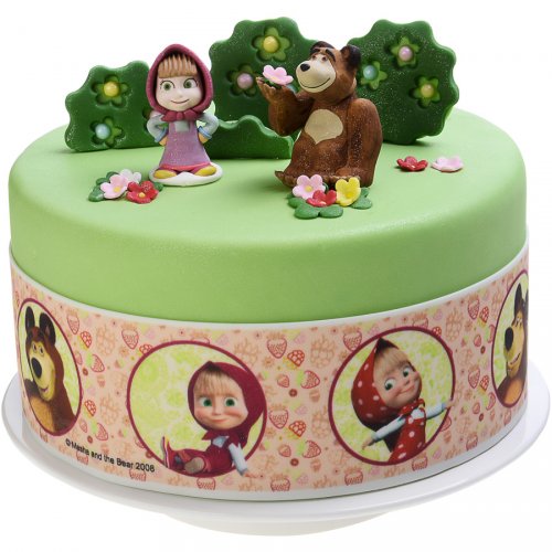 2 Figurines En Sucre Masha Et Michka Pour L Anniversaire De Votre Enfant Annikids