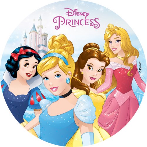 Disque Princesses Disney 18 5 Cm Sans Sucre Gluten Palme Pour L Anniversaire De Votre Enfant Annikids
