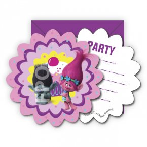 Les Invitations D Anniversaire Trolls La Decoration D Anniversaire Pour Votre Enfant Annikids