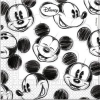 25 Serviettes Mickey Vintage