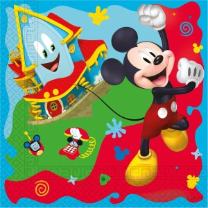 6 Chapeaux de fête en carton FSC Mickey™ Rock the House - Jour de Fête -  Décoration - Anniversaire Enfant