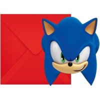 6 Invitations Sonic