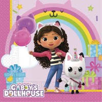 Contient : 1 x 20 Serviettes Gabby's Dollhouse