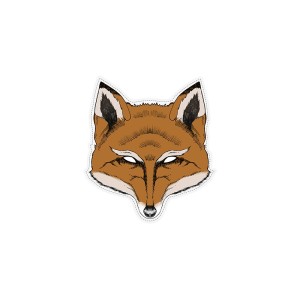 1 Masque Renard - Carton