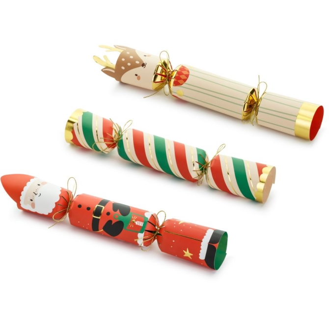 Lot de 3 Botes Cadeaux Motif Bonbons 