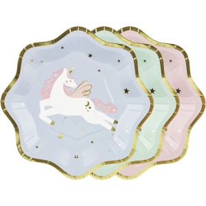 6 Petites Assiettes Licorne