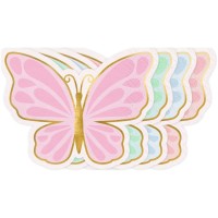 Contient : 1 x 12 Serviettes Papillon