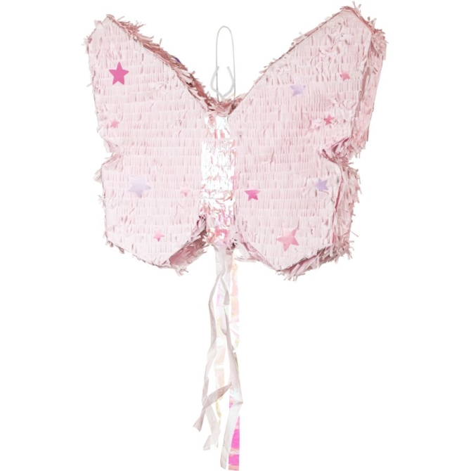 Pinata Pliable Papillon Rose 