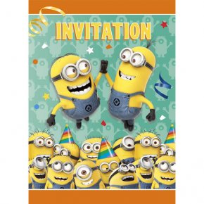 Les Invitations D Anniversaire Invitations Standards Minions La Decoration D Anniversaire Pour Votre Enfant Annikids