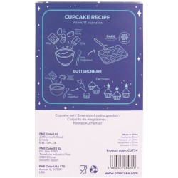 Kit 24 Caissettes et Dco Cupcakes - Snow Christmas. n4