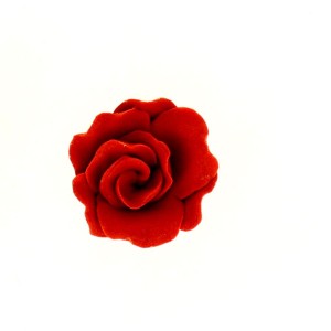 1 Rose Rouge (4cm) - Sucre