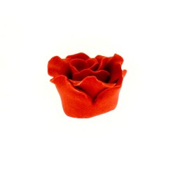 1 Rose Rouge (4cm) - Sucre. n1